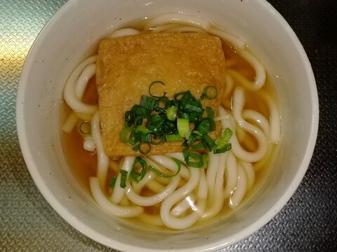 ＊簡単きつねうどん＊